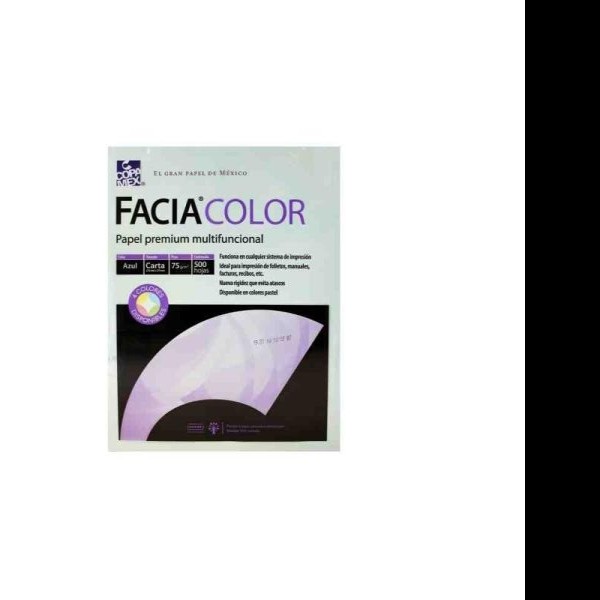 PAPEL FACIA BOND 75G.37K CTA.AZUL MILLAR E..500 C.5